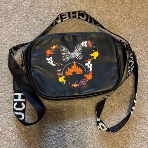 Disney Black Halloween Graphic Crossbody Bag- Mickey Mouse